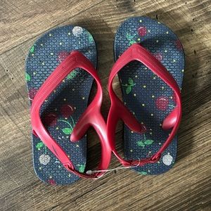 Toddler Flip Flops Cherries Size 8